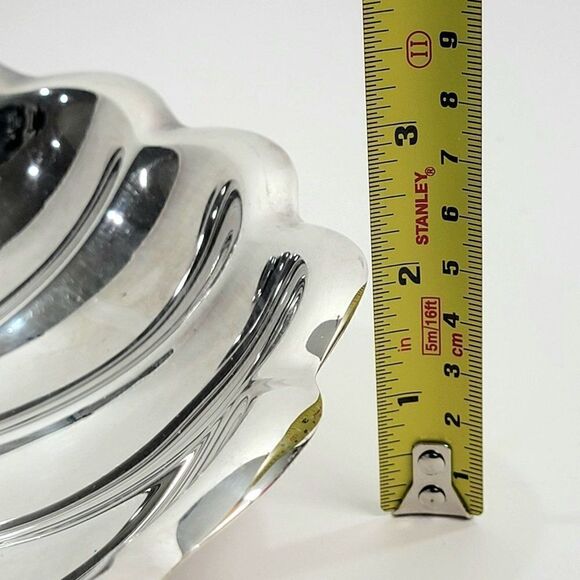 Reed & Barton 110 Holiday Oval Sandwich Plate Platter 15" x 11" - Picture 4 of 7